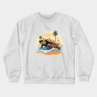 Green Sea Turtle Crewneck Sweatshirt